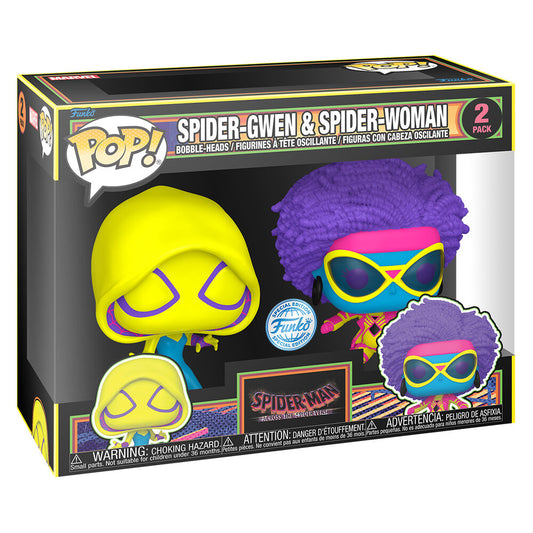 Blister 2 figuras POP Spider-Man Spider-Gwen & Spider-Woman Exclusive_0