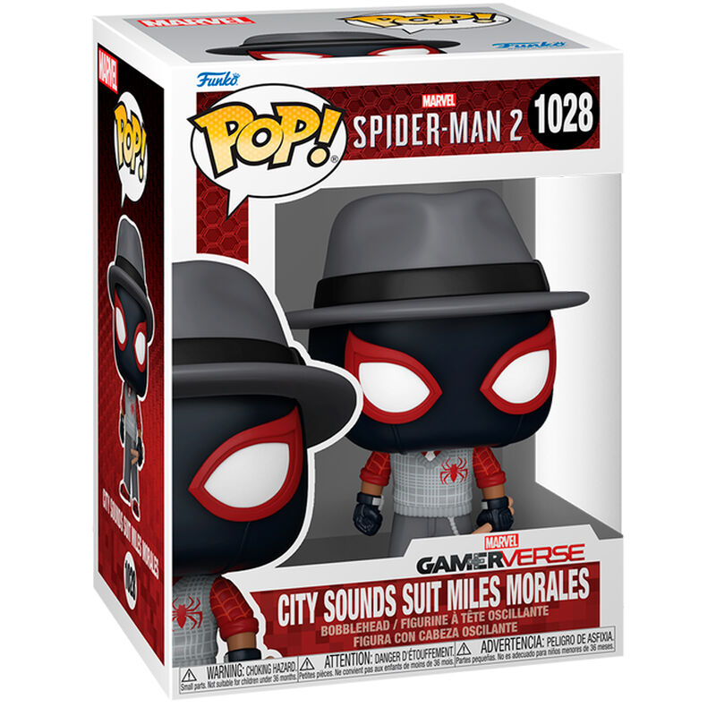 Figura POP Marvel Spider-Man 2 City Sounds Suit Miles Morales_0