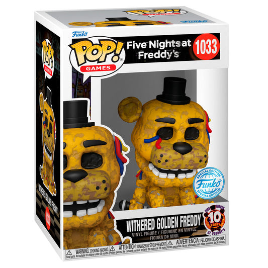 Figura POP Five Night at Freddys Withered Golden Freddy Exclusive_0