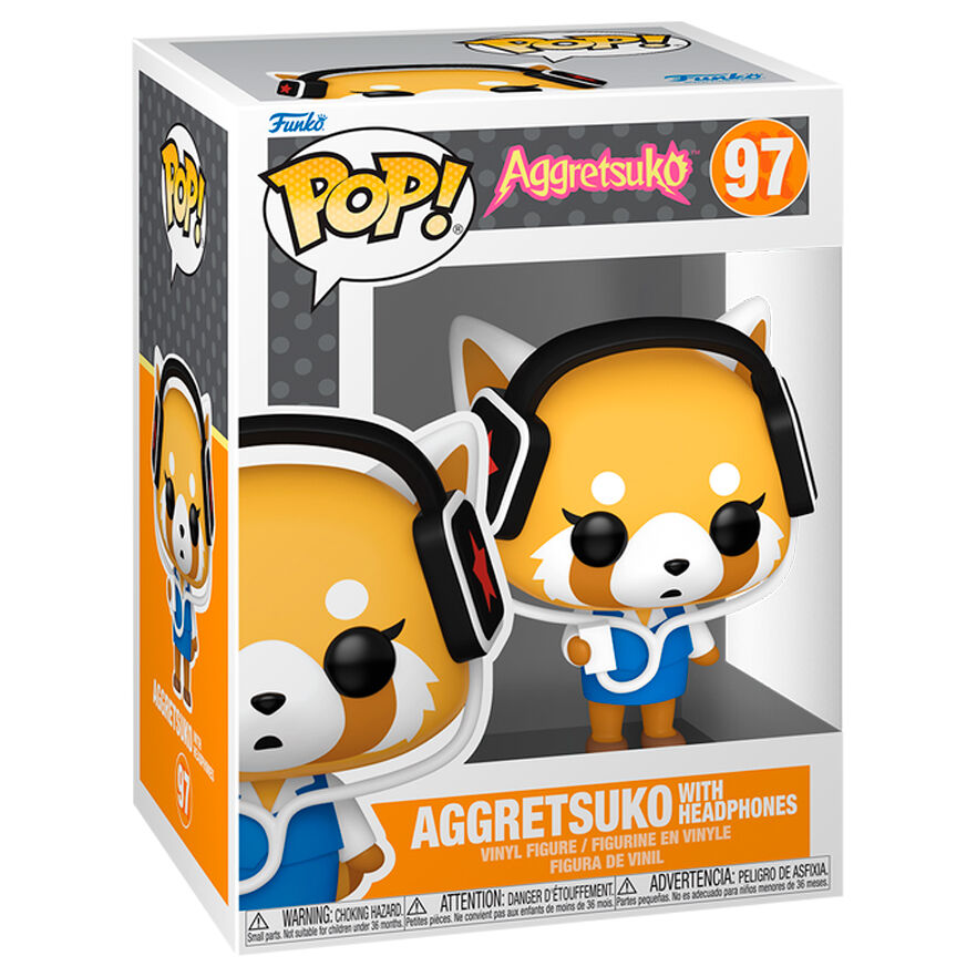 Figura POP Aggretsuko - Aggretsuko with Headphones_0