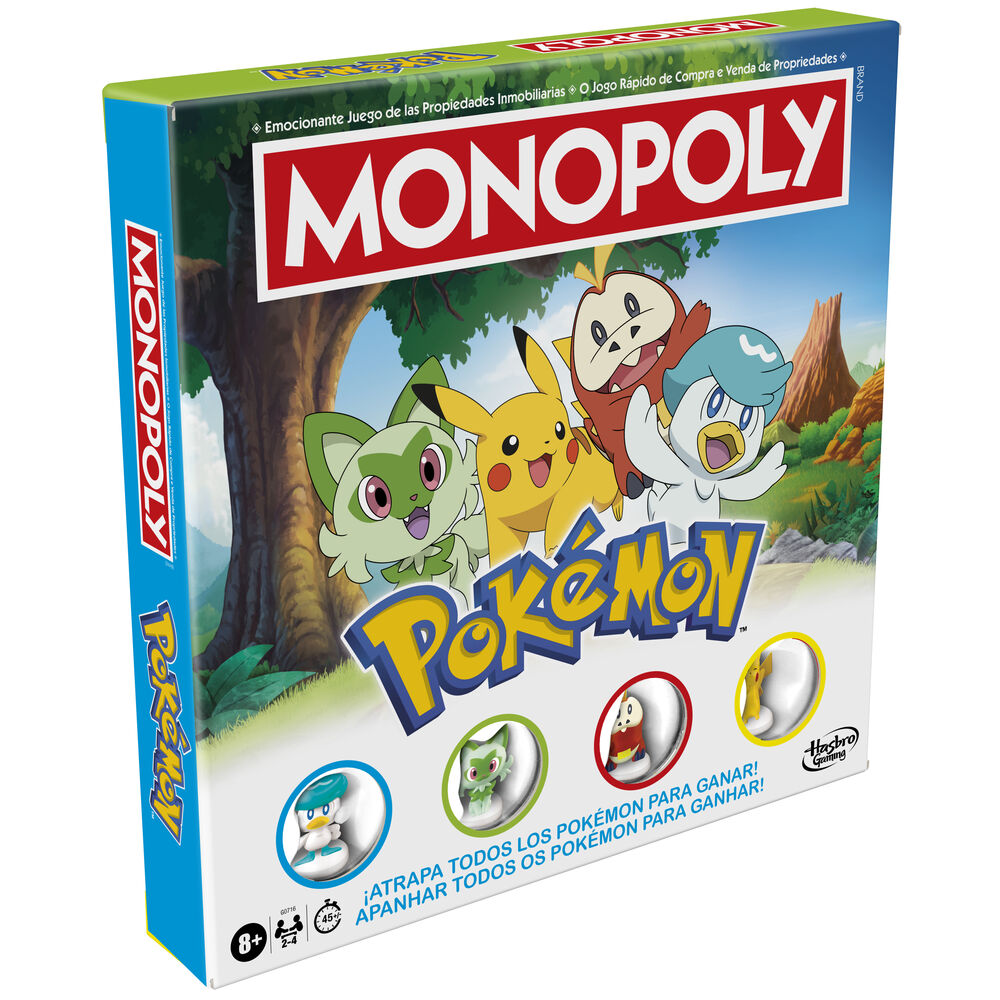 Juego mesa Monopoly Pokemon español_0