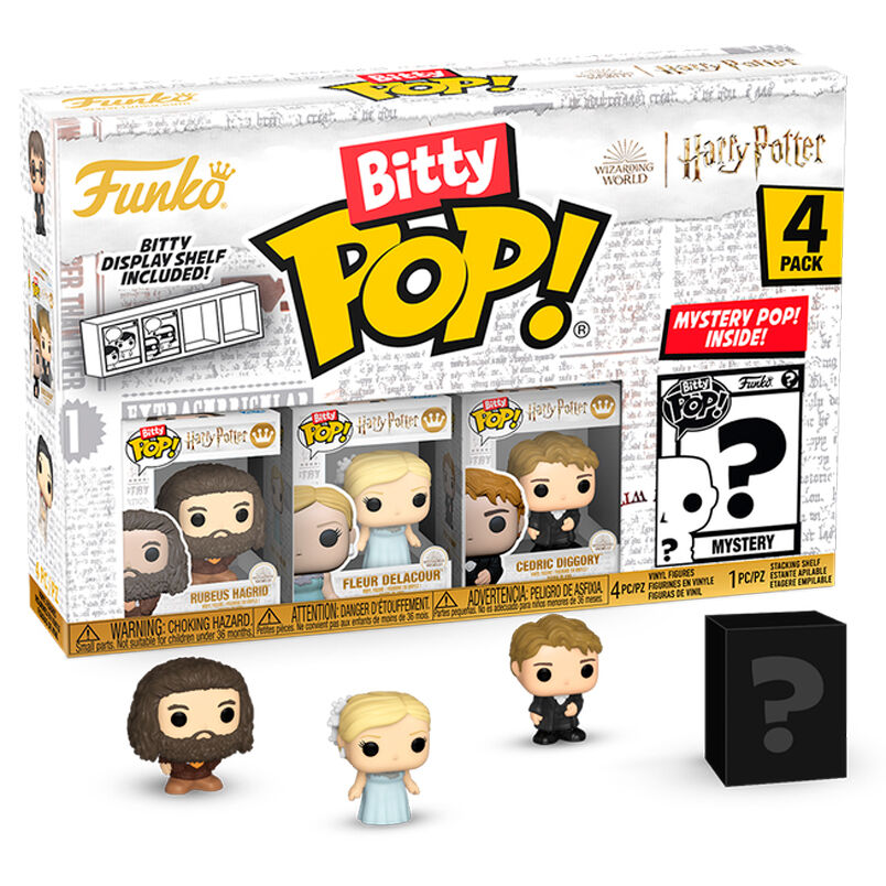 Blister 4 figuras Bitty POP Harry Potter Hagrid_0