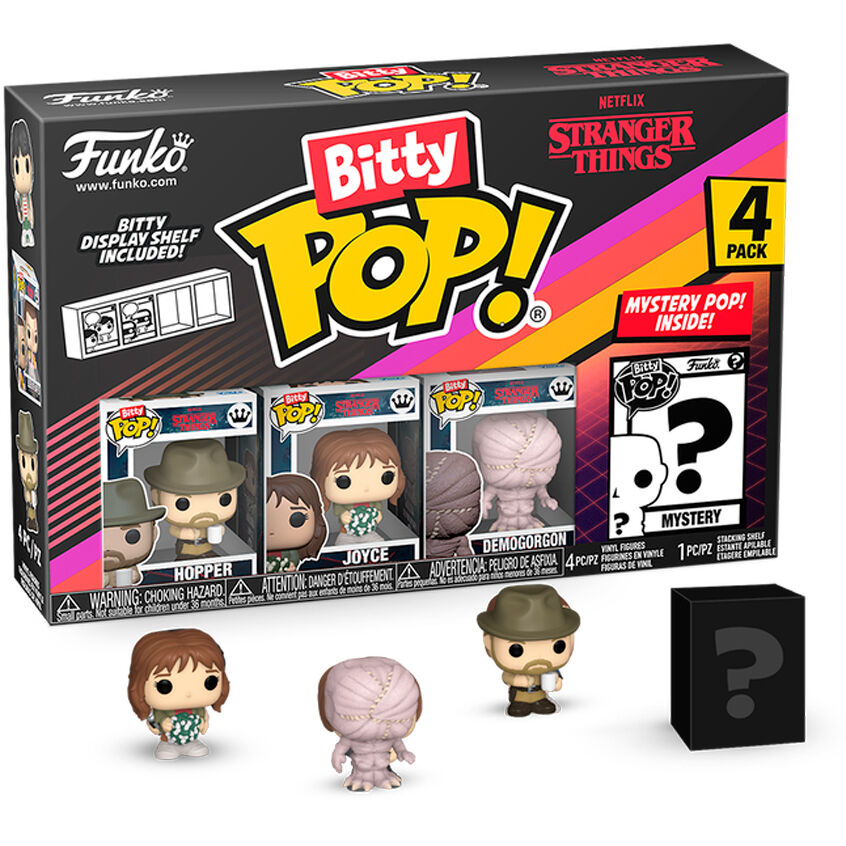 Blister 4 figuras Bitty POP Stranger Things Hopper_0