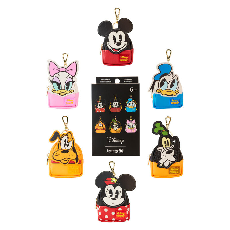 Llavero mini mochila Mystery Mickey and Friends Disney Loungefly surtido_0