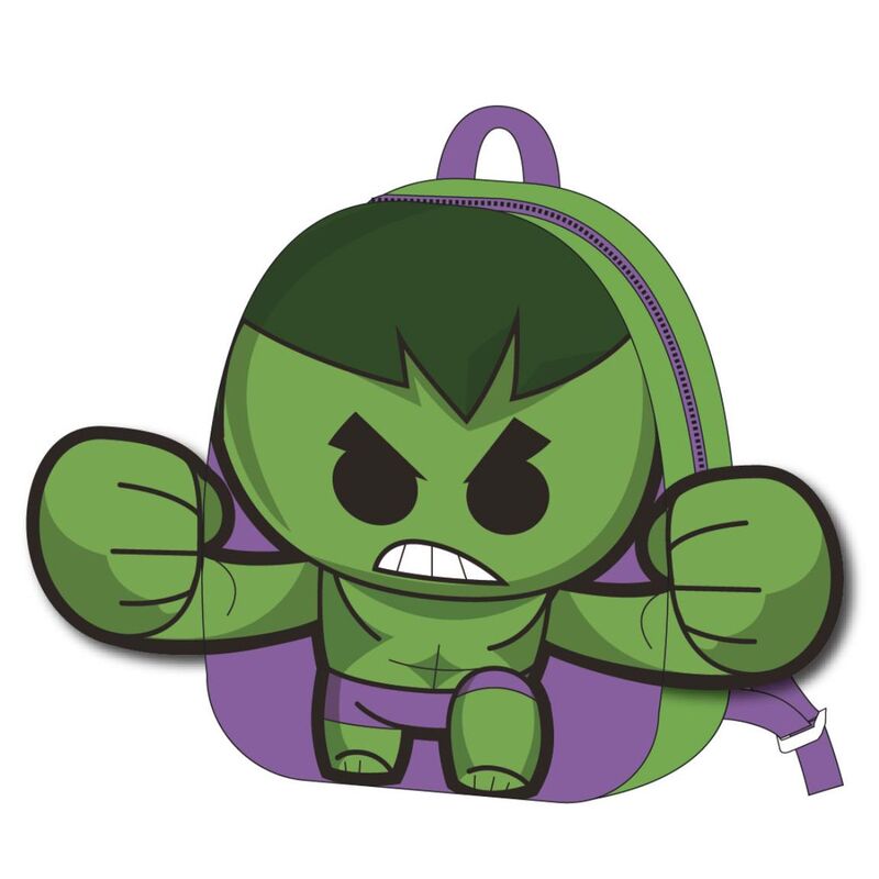 Mochila peluche Hulk Marvel 22cm_0