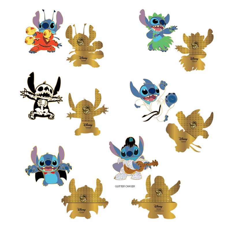 Blind Box Mystery Enamel Pin Stitch Disney Loungefly surtido_0