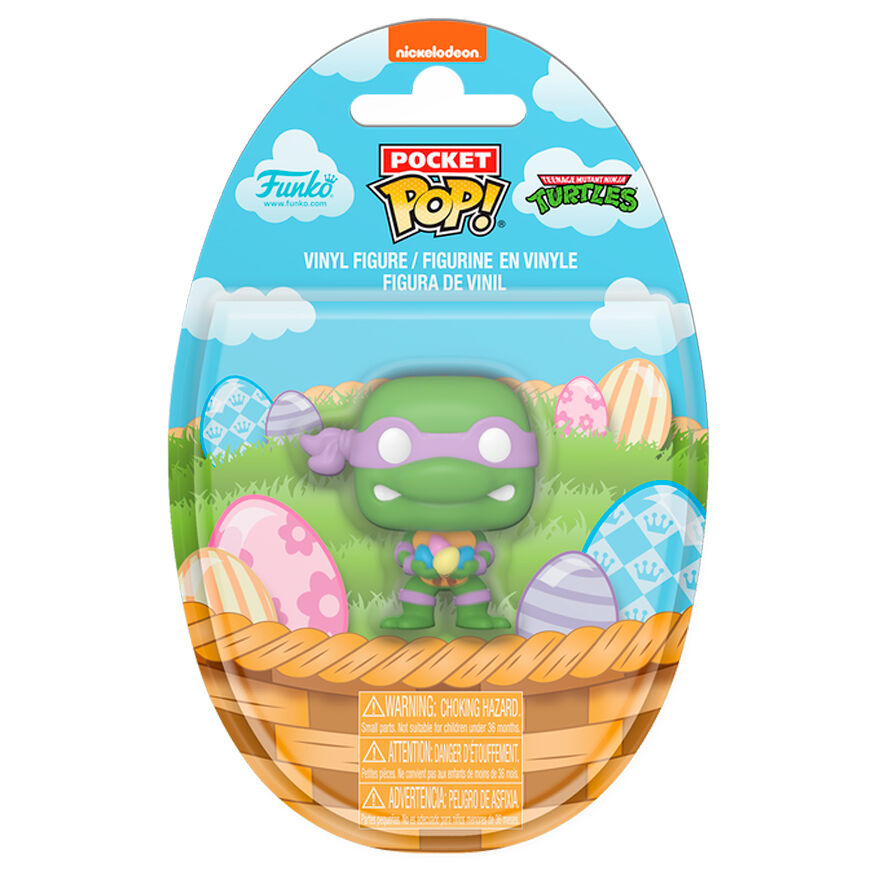 Figura Pocket POP Tortugas Ninja Donatello Conejo de Pascua_0