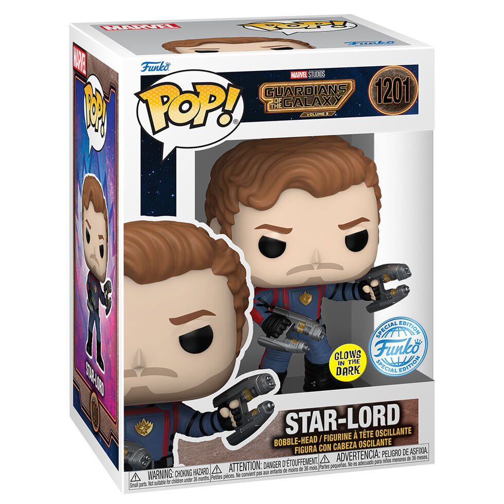 Figura POP Marvel Guardianes de la Galaxia Star-Lord Exclusive_0