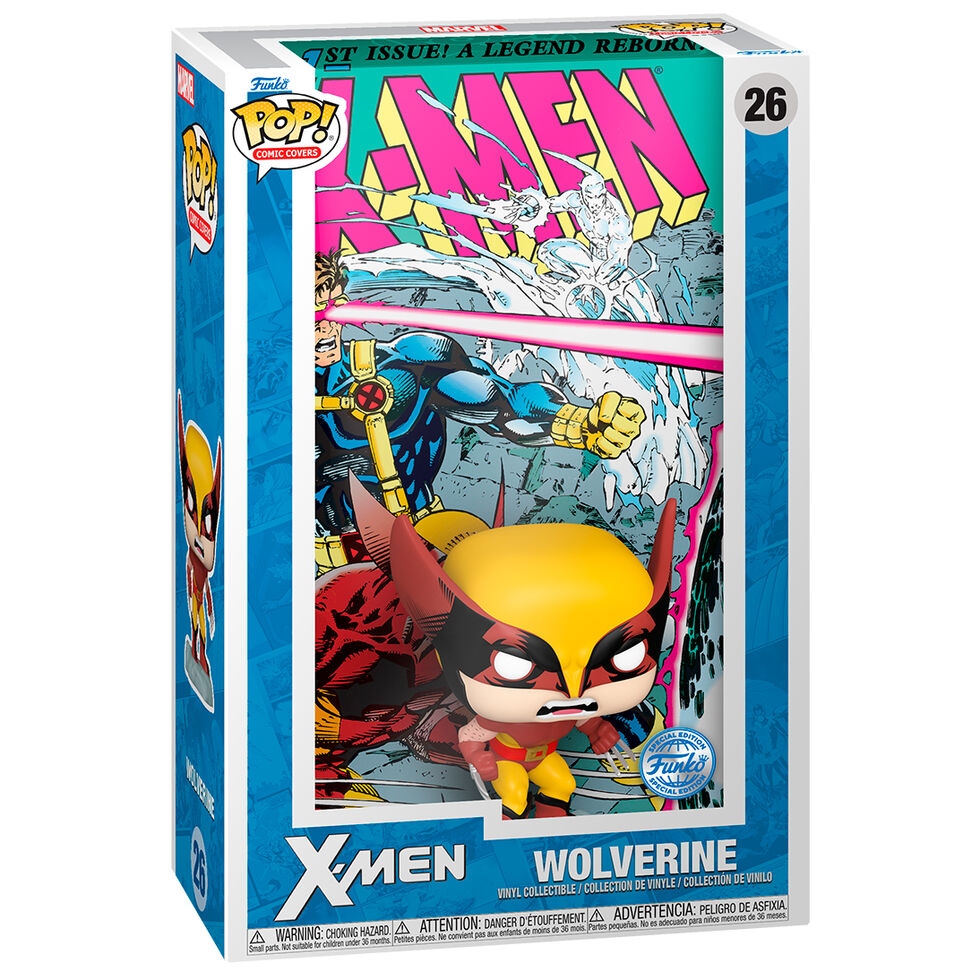 Figura POP Comic Cover Marvel X-Men Wolverine Exclusive_0