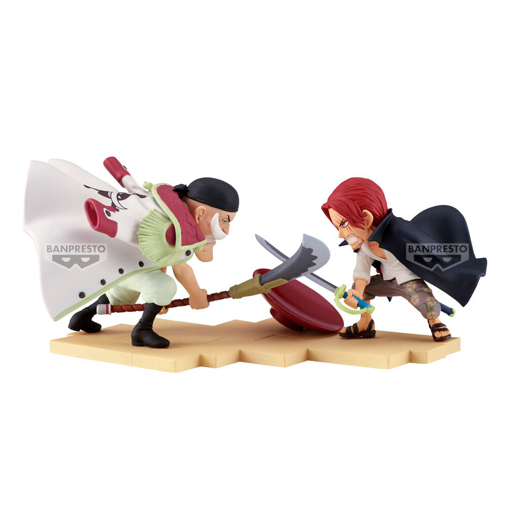 Figura Edward Newgate vs. Shanks World Collectable Log Stories One Piece 13cm_0
