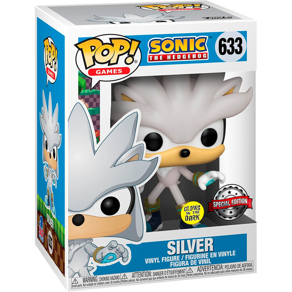 Figura POP Sonic the Hedgehog Silver Exclusive_0