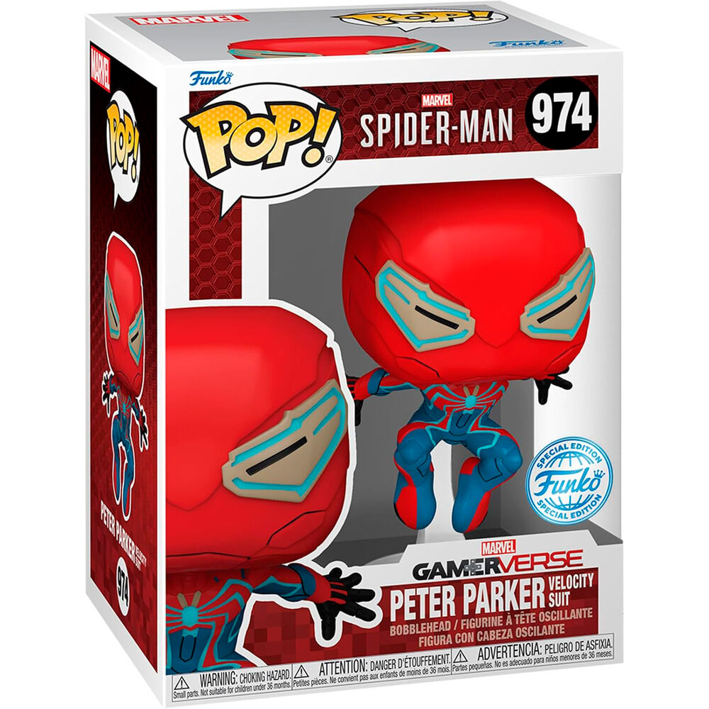 Figura POP Marvel Spider-Man Peter Parker Exclusive_0