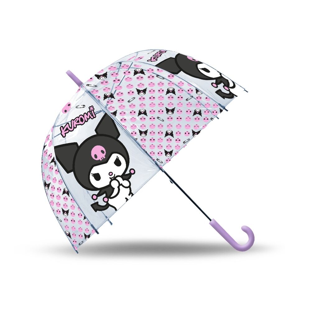 Paraguas manual Kuromi Hello Kitty 46cm_0