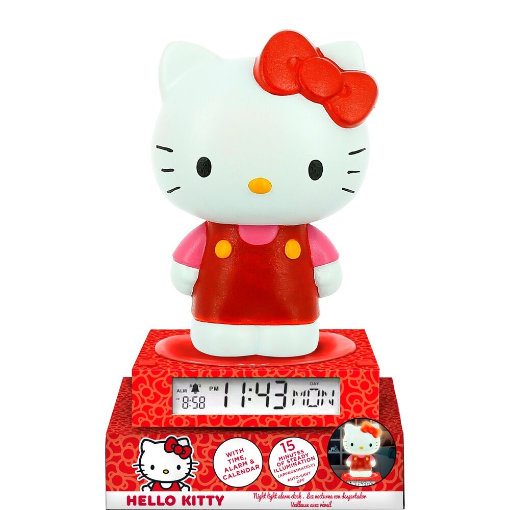 Lampara 3D con despertador Hello Kitty and Friends_0