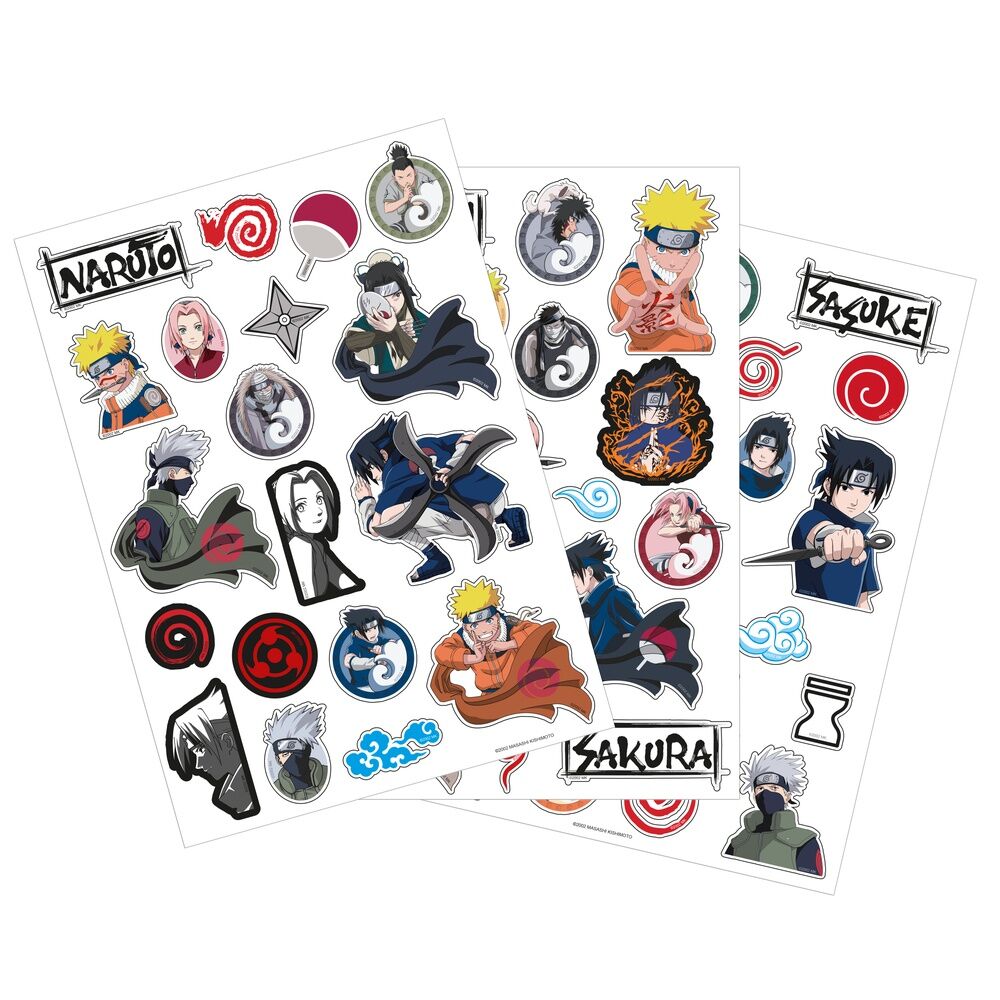 Set pegatinas removibles Naruto Shippuden_0