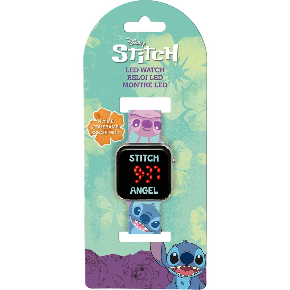 Reloj led Stitch Disney_0