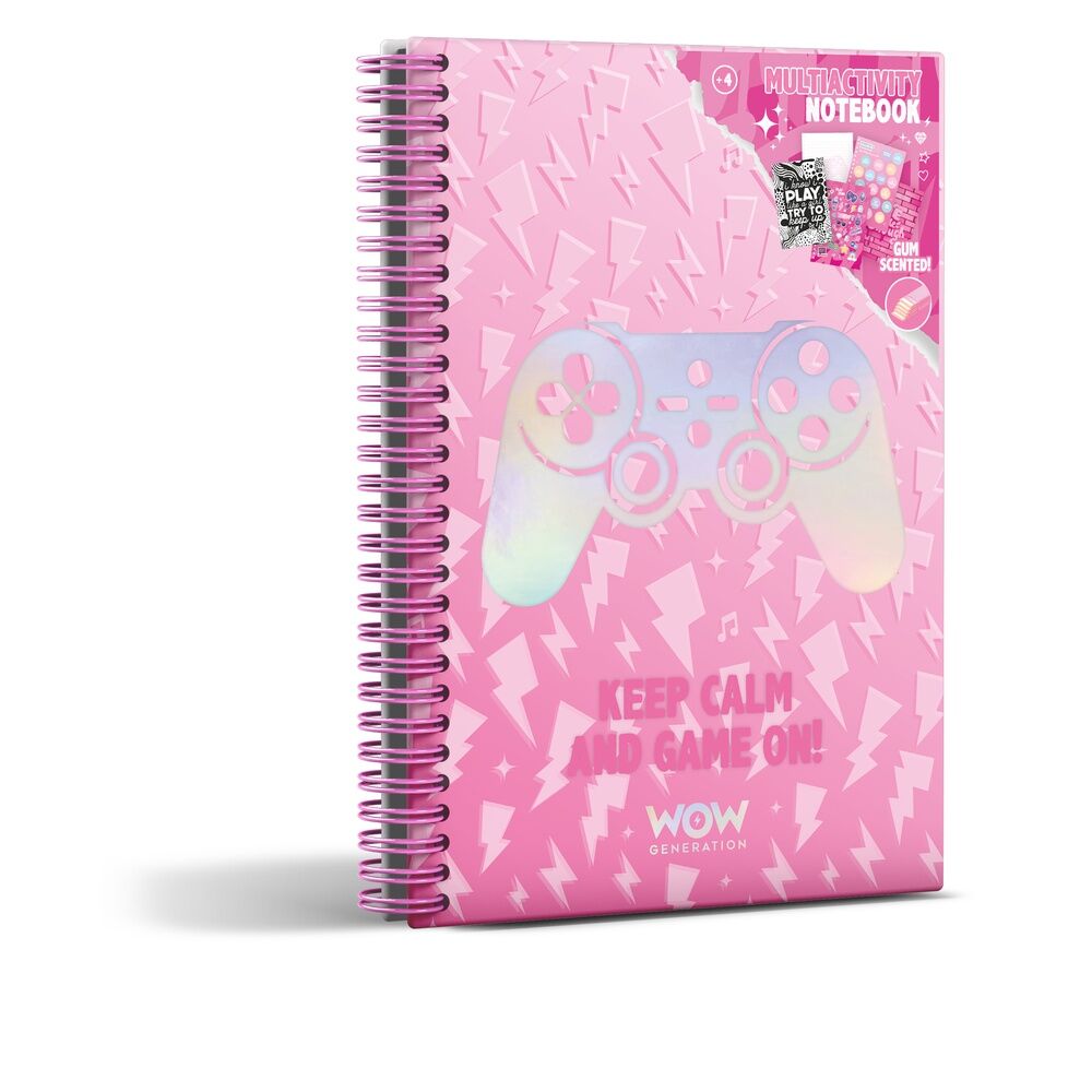 Cuaderno A5 Gamer Valentina Wow Generation_0