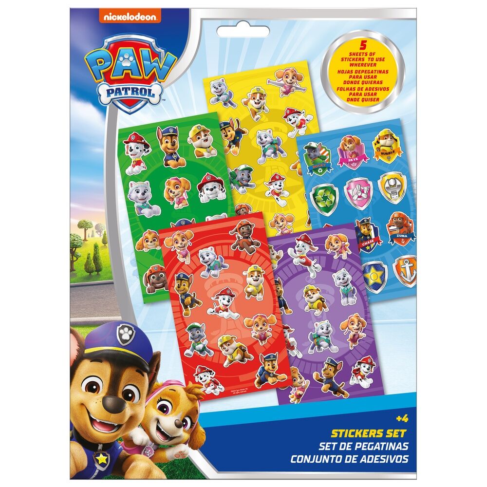 Set pegatinas Patrulla Canina Paw Patrol_0