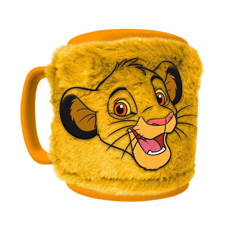 Taza funda de peluche El Rey Leon Disney 440ml_0