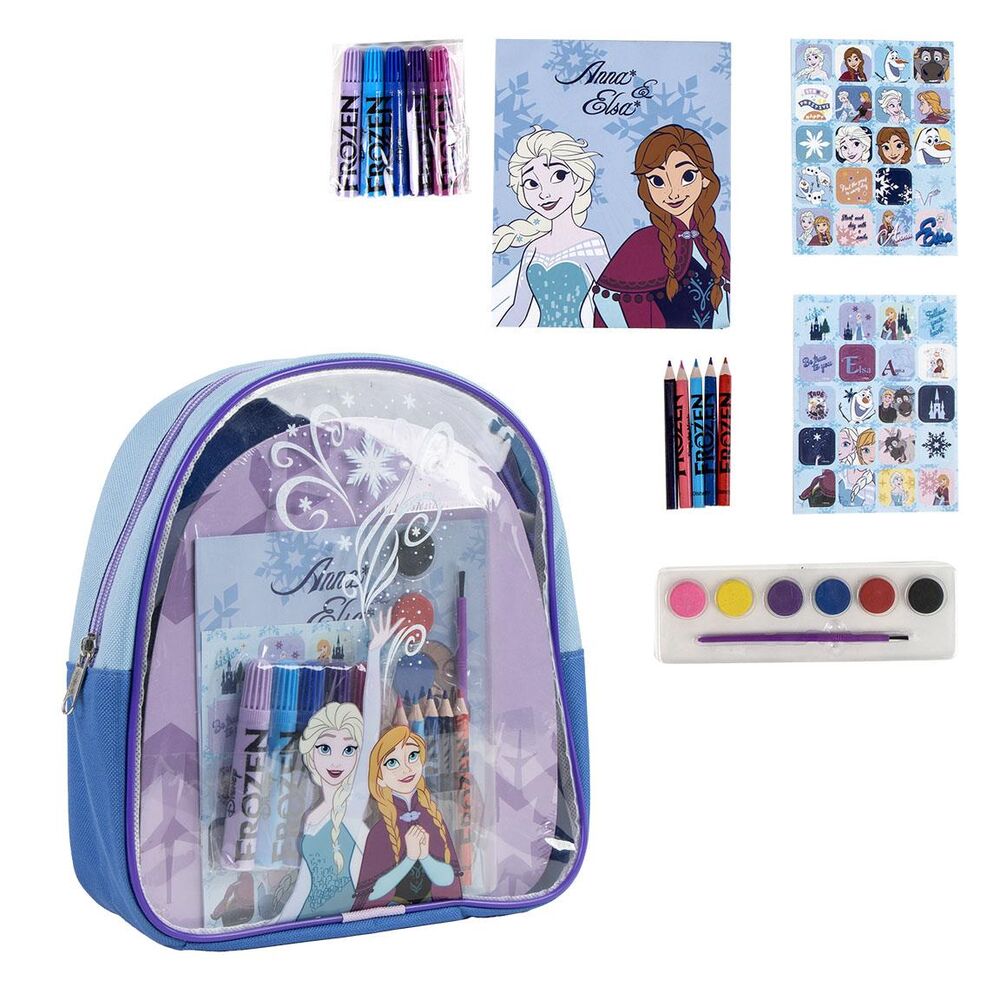 Set papeleria mochila Frozen Disney_0