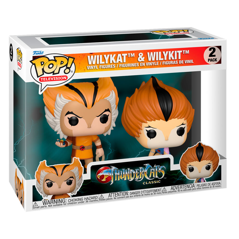 Blister 2 figuras POP Thundercats Wilykat & Wilykit_0