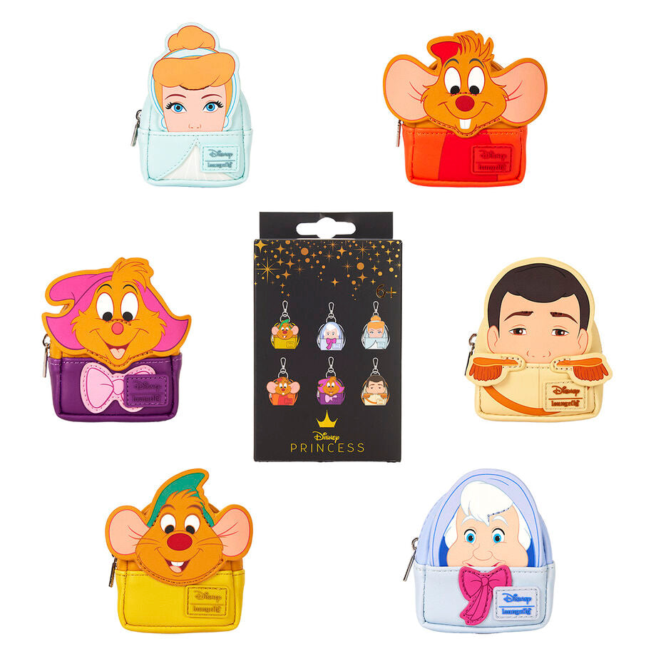 Llavero mini mochila Mystery Cenicienta Disney Loungefly surtido_0
