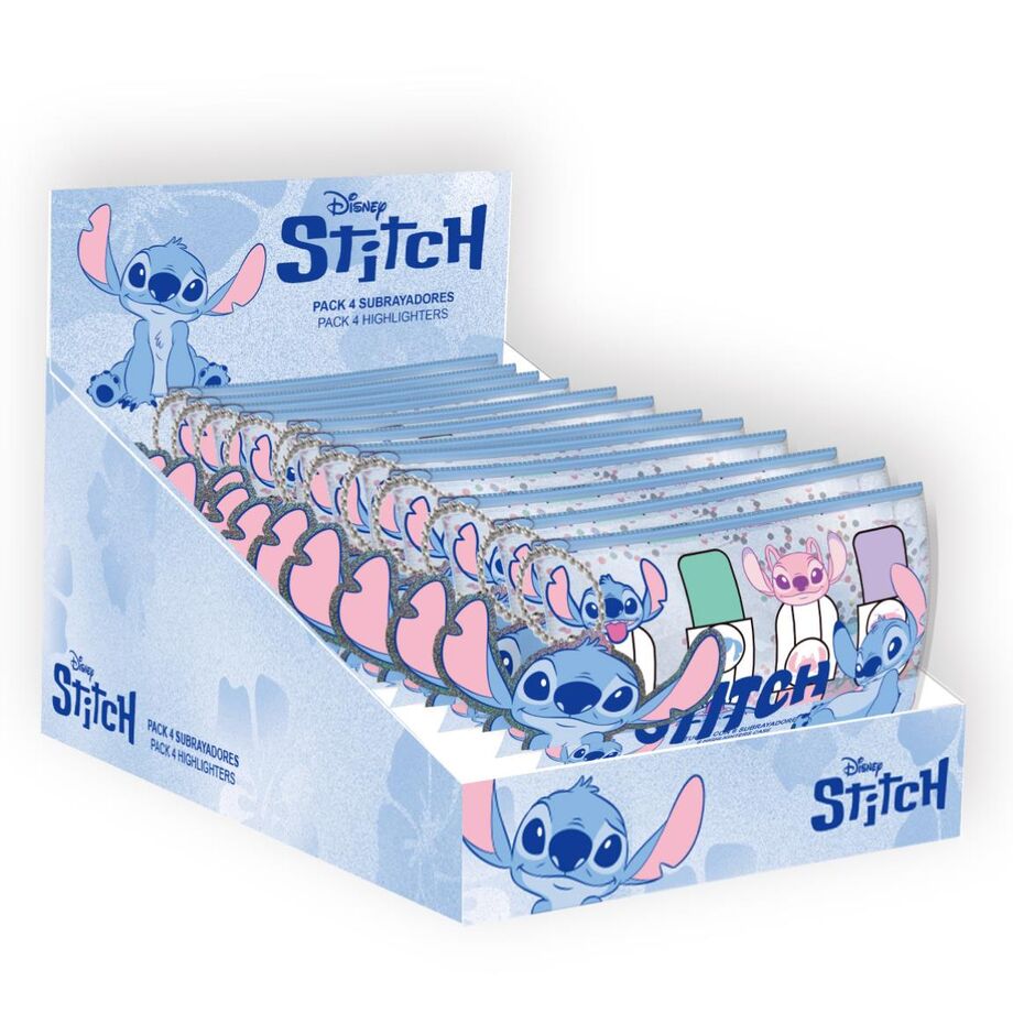 Set 4 subrayadores Stitch Disney surtido_0