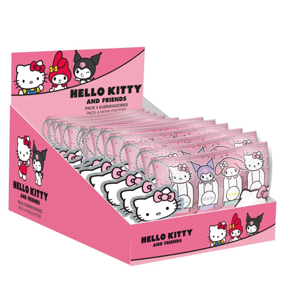 Set 4 subrayadores Hello Kitty surtido_0