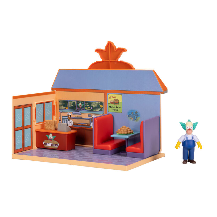 Playset Burger Krusty Los Simpsons_0