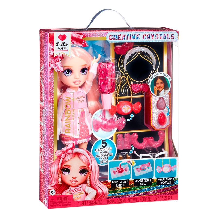 Muñeca Bella Crystal Fashion Rainbow High_0