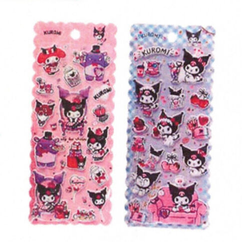 Pegatinas relieve Kuromi Hello Kitty surtido_0