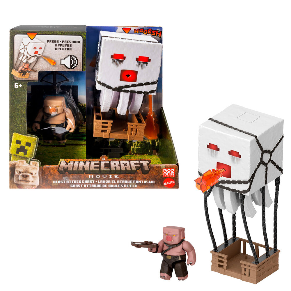 Minecraft Movie Ghast mit Feuerattacke, Spielfigur_0