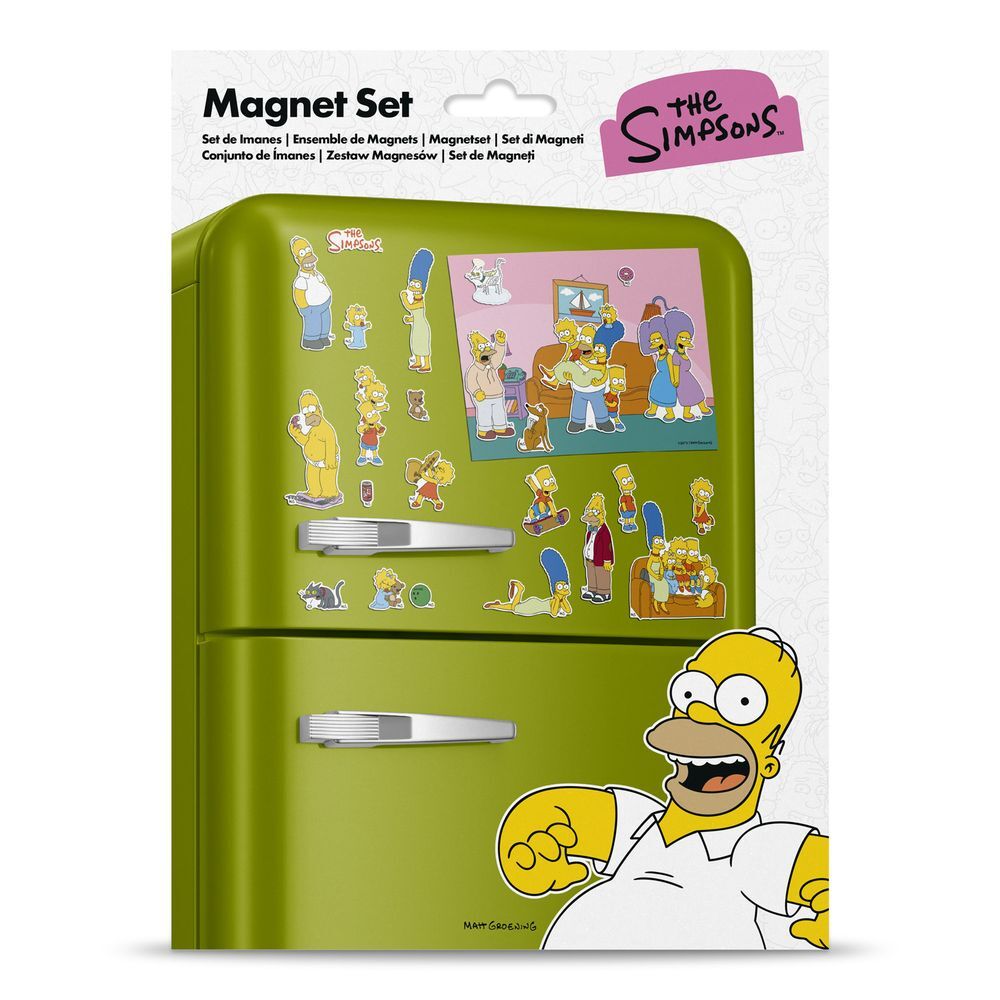 Set imanes troquelados Los Simpsons_0