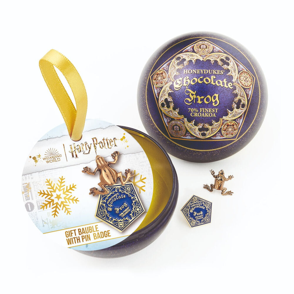 Pin Rana de Chocolate + Bola de Navidad Harry Potter_0