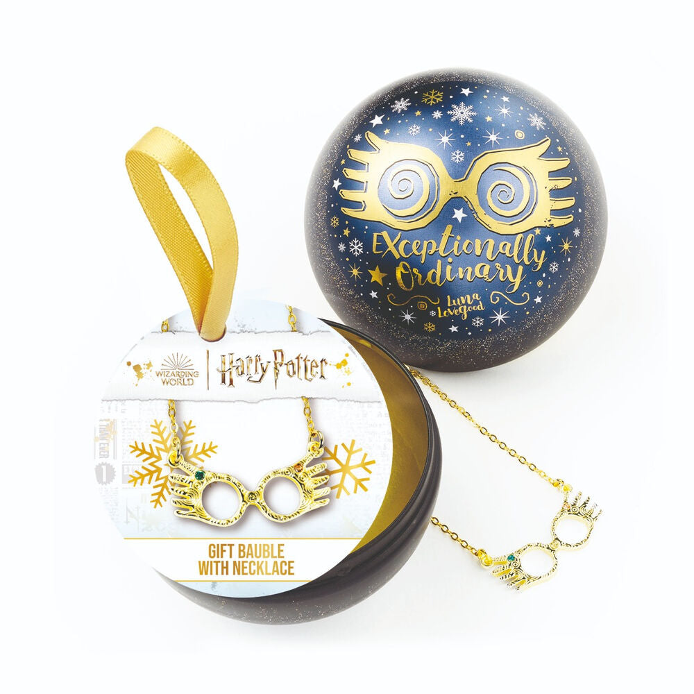 Colgante Gafas Luna Lovegood + Bola de Navidad Harry Potter_0