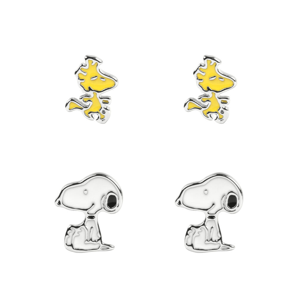 Set 2 Pares de pendientes Snoopy_0