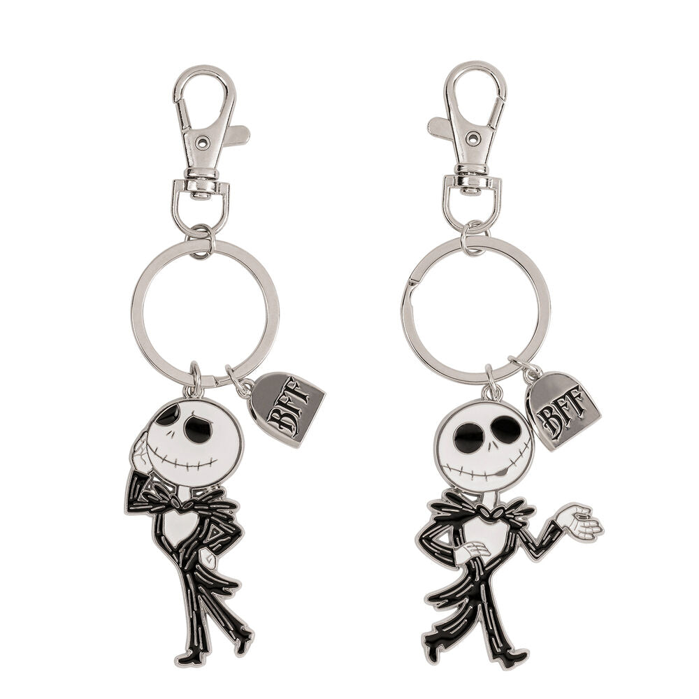 Set 2 Llaveros Jakks Skellington Pesadilla Antes de Navidad Disney_0