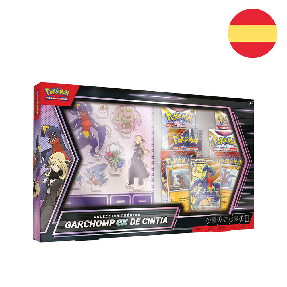 Blister juego cartas coleccionables Garchomp ex de Cintia Juntos de Aventuras Pokemon español_0