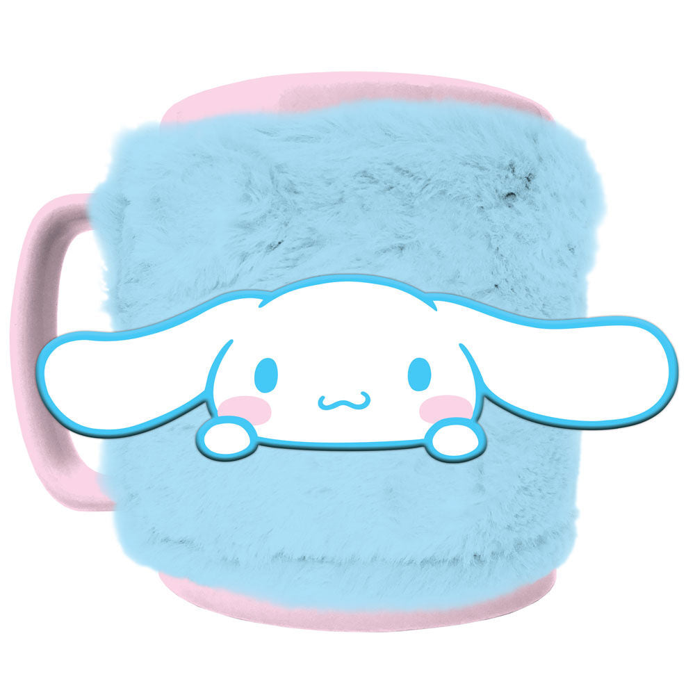 Taza funda de peluche Cinnamoroll Hello Kitty 440ml_0