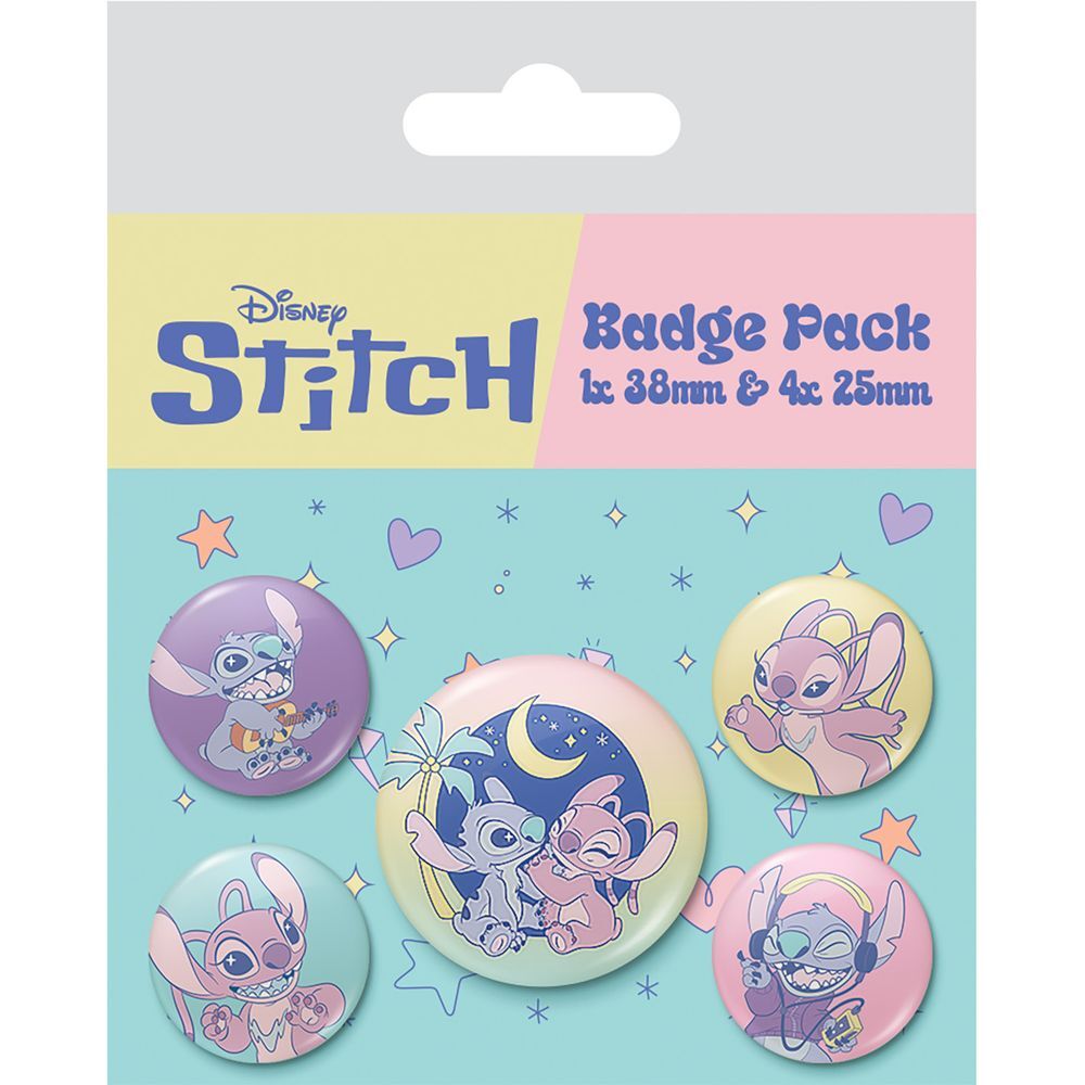 Set 5 pines Stitch Disney_0