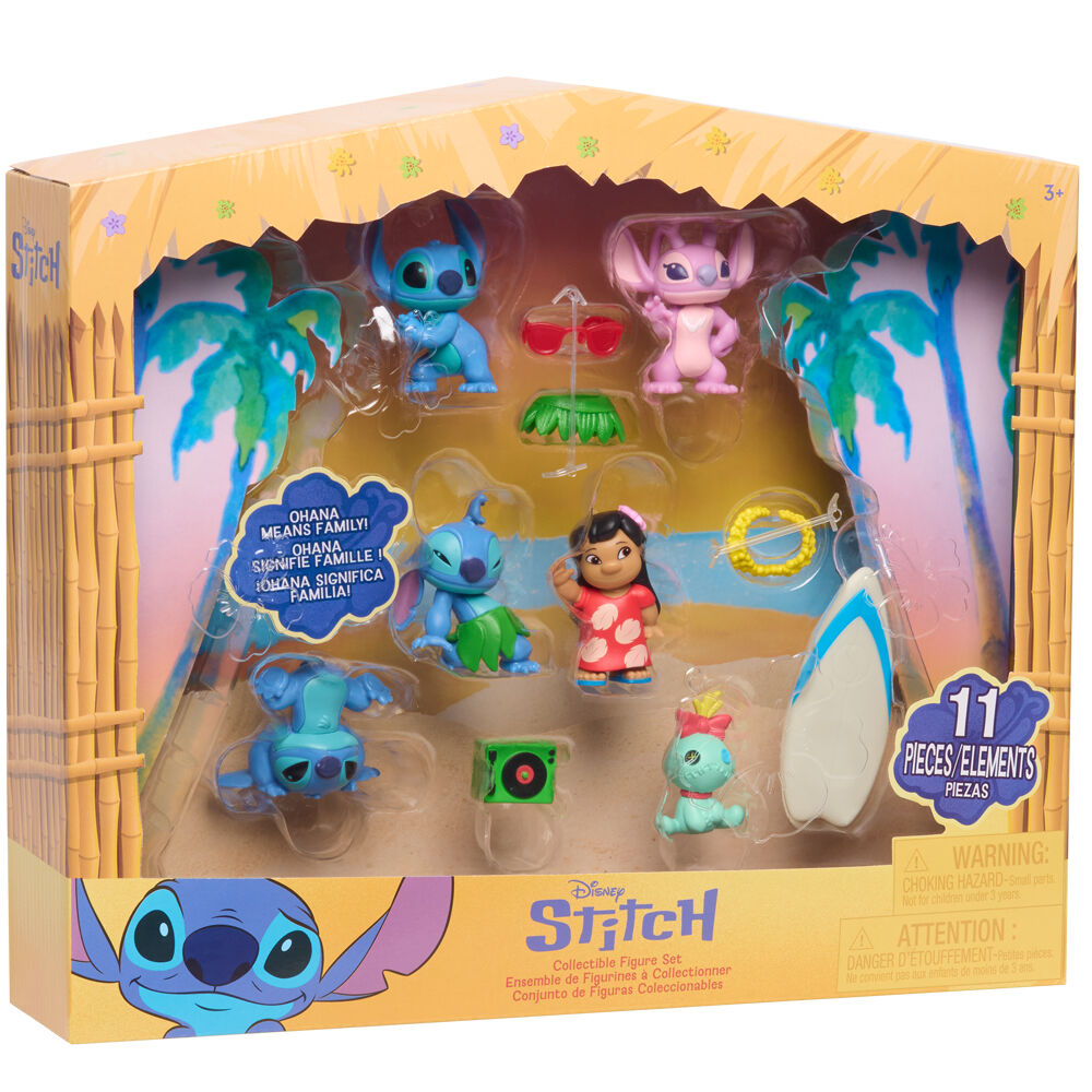 Blister 6 figuras Stitch Disney 5cm_0