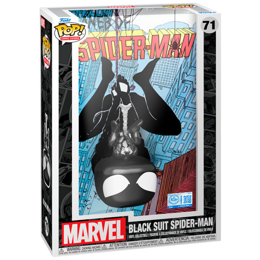 Figura POP Comic Cover Spider-Man Black Suit Spiderman_0