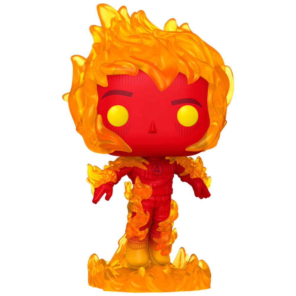 Figura POP Marvel Los 4 Fantasticos Antorcha Humana_0