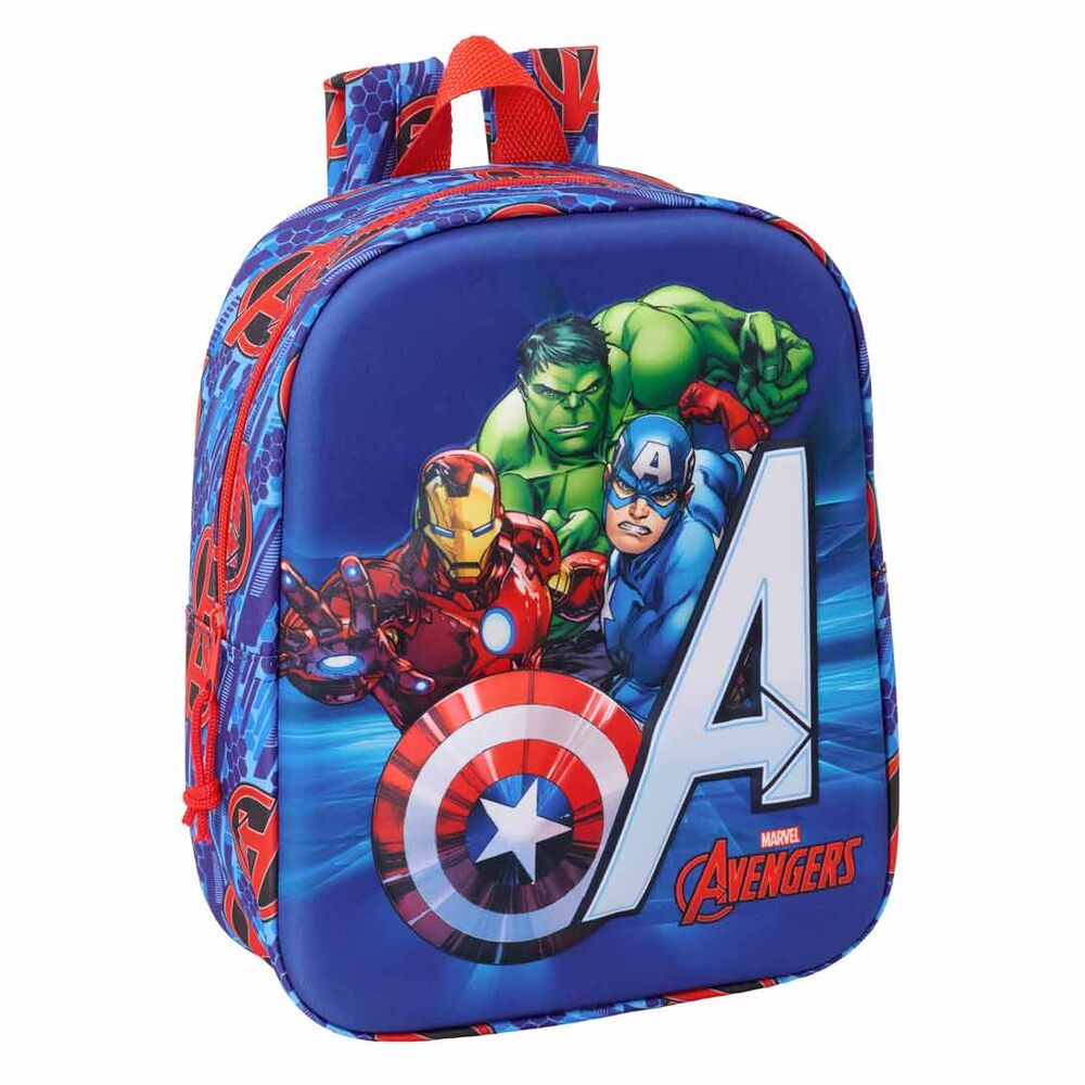 Mochila 3D Los Vengadores Avengers Marvel 27cm_0