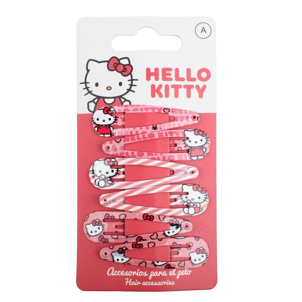 Blister 6 horquillas Hello Kitty_0