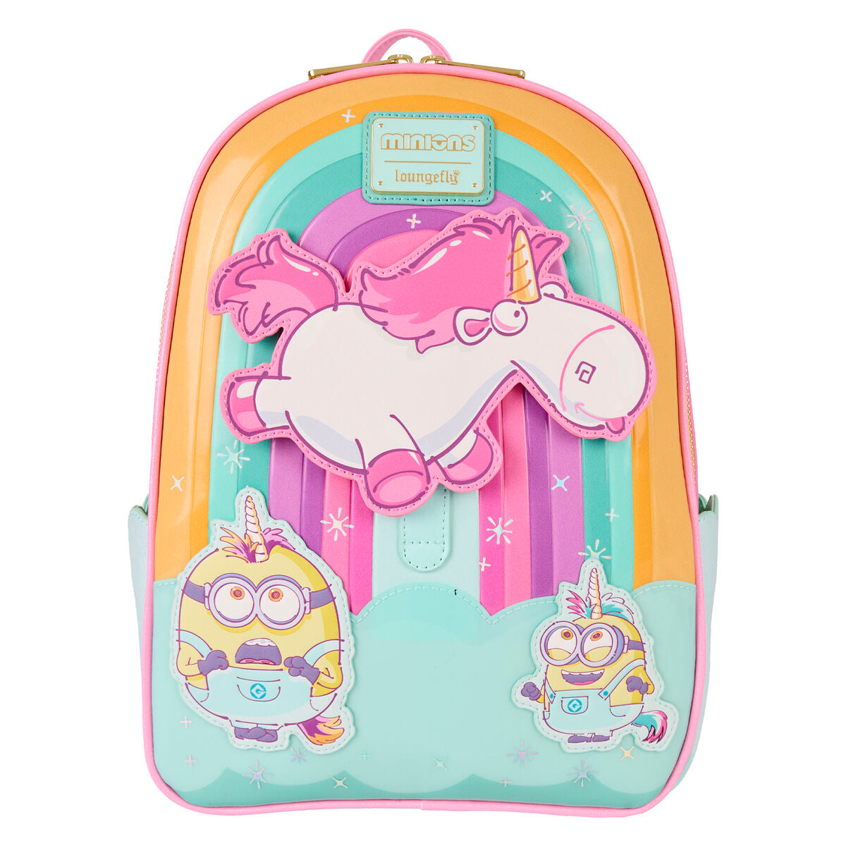 Mochila Fluffy Unicorn Minions Loungefly 30cm_0
