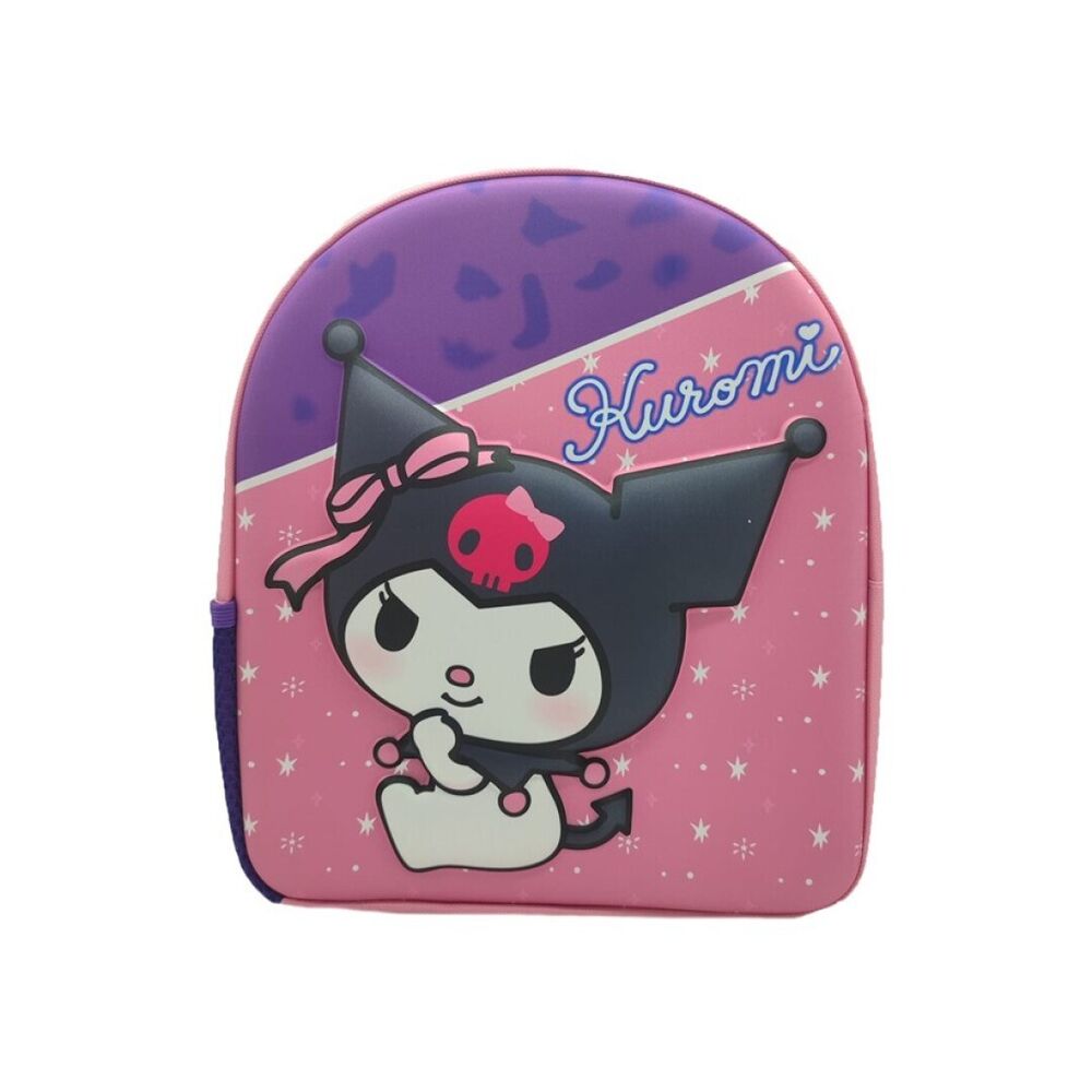 Mochila 3D Kuromi Hello Kitty 30cm_0