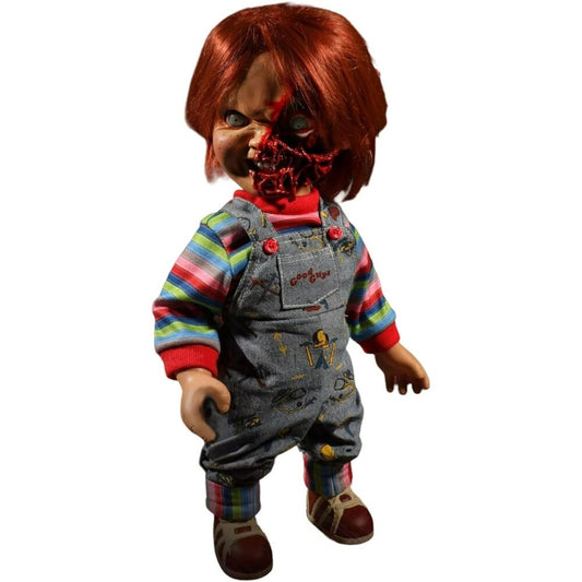 Figura Chucky El Muñeco Diabolico 3 Cara Pizza parlante 38cm ingles_0