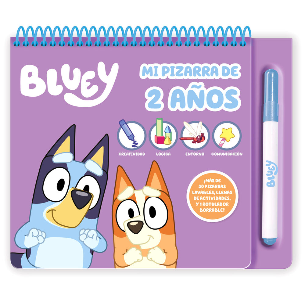 Mi Pizarra Actividades 2 Años Bluey español_0