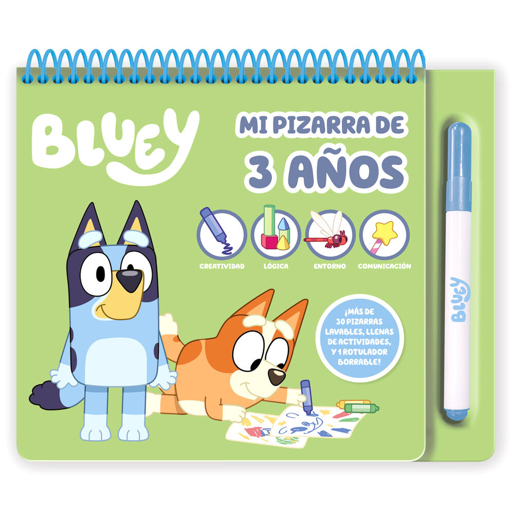 Mi Pizarra Actividades 3 Años Bluey español_0